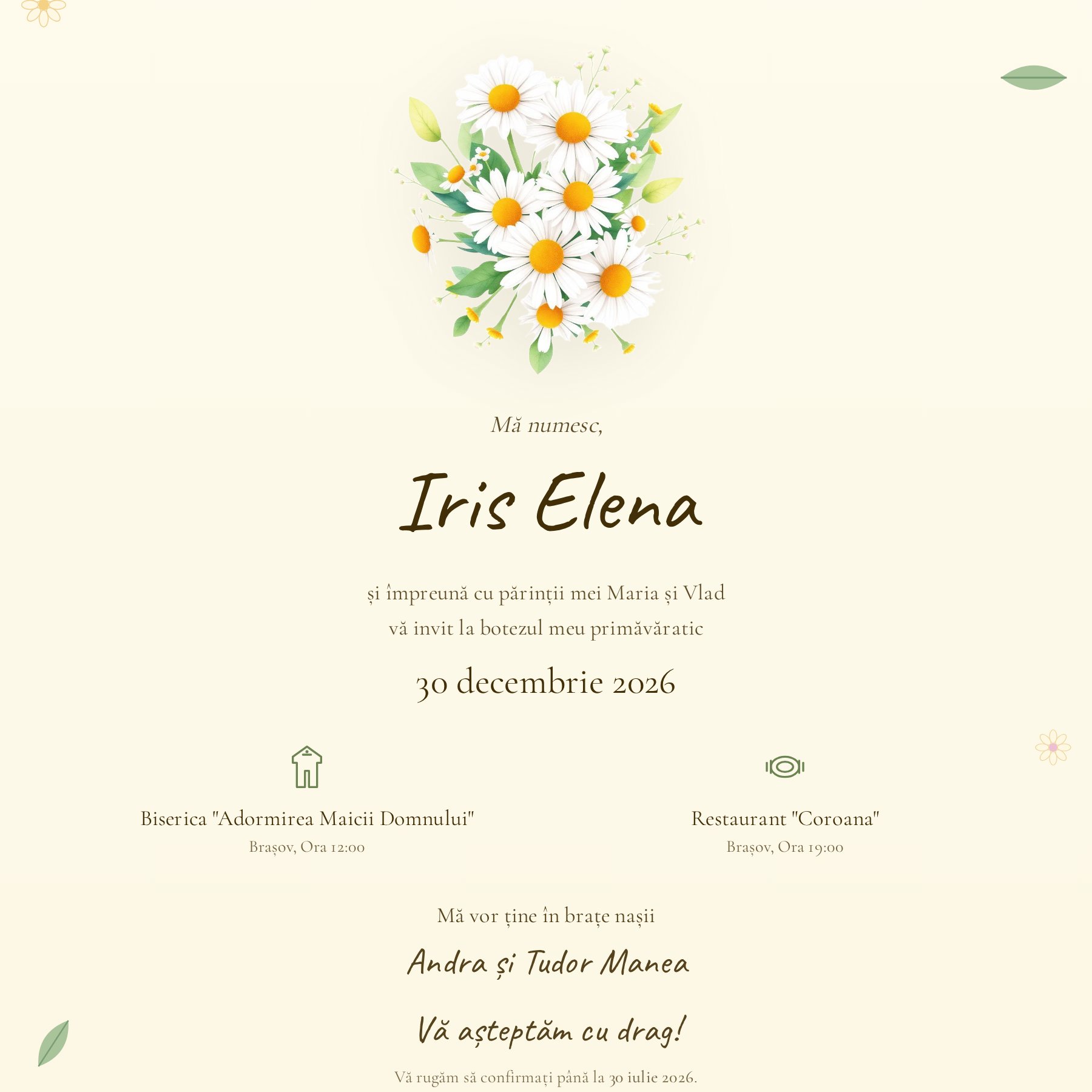 Previzualizare model Floricele